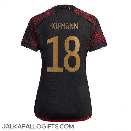 Saksa Jonas Hofmann #18 Vieraspaita Naiset MM-kisat 2022 Lyhythihainen